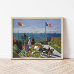 Poster Jardin de Sainte-Adresse | CLAUDE MONET<br><div class="desc">Jardin de Sainte-Adresse,  ou Jardin à Sainte-Adresse (1867) de Claude Monet,  artiste impressionniste français. Le tableau dépeint une scène ensoleillée de loisirs contemporains dans la station balnéaire de Monet,  Sainte-Adresse. Utilisez les outils de conception pour ajouter du texte personnalisé ou personnaliser l'image.</div>