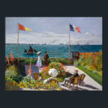 Poster Jardin de Sainte-Adresse | CLAUDE MONET |<br><div class="desc">Le jardin de Sainte-Adresse est un tableau de Claude Monet datant de 1867.</div>