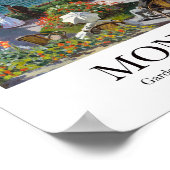 Poster Jardin de Sainte-Adresse par Claude Monet (Coin)