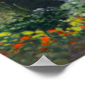 Poster Jardin de Sainte-Adresse par Claude Monet (Coin)