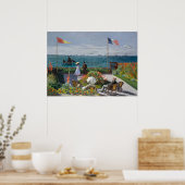 Poster Jardin de Sainte-Adresse par Claude Monet (Cuisine)