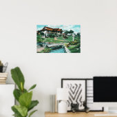 Poster Jardin de thé japonaisCoronado, Californie (Bureau à domicile)