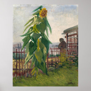 Poster Jardin de tournesols Art Vintage Van Gogh