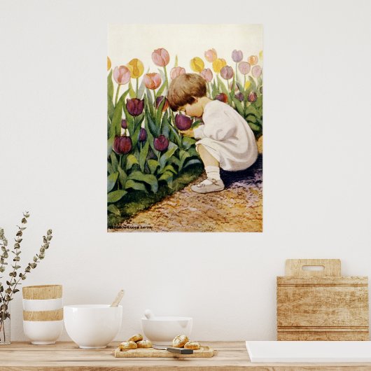 Poster Jardin de Tulip (Cuisine)