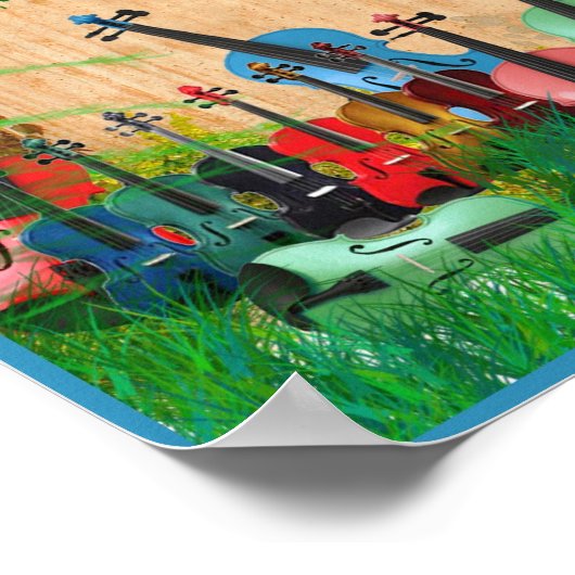 Poster Jardin de violon (Coin)