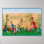 Poster Jardin de violon (Devant)