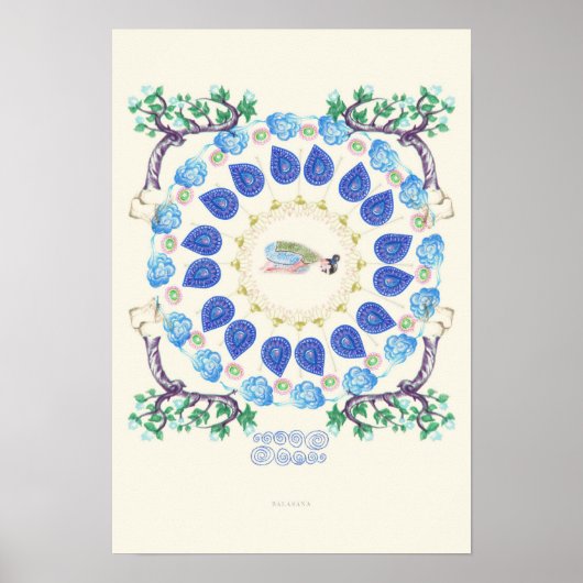 Poster jardin de yoga II (Devant)