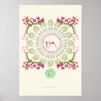 Poster jardin de yoga III