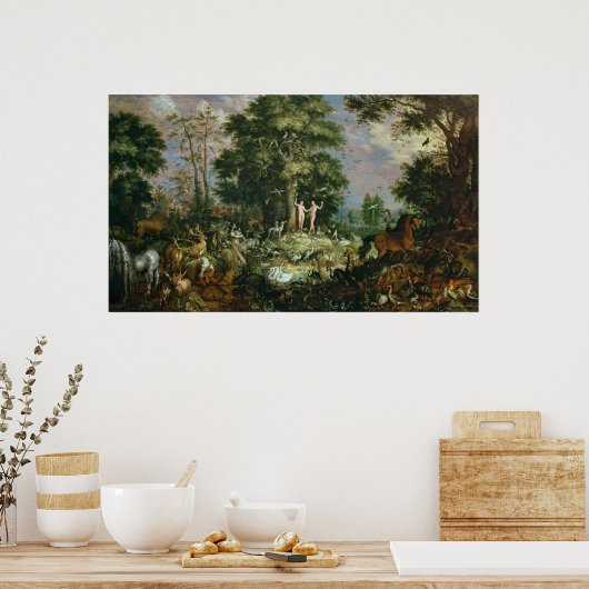 Poster Jardin d'Eden (Cuisine)