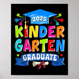 Poster Jardin d'enfants Diplômé 2025 Enfants de l'enseign