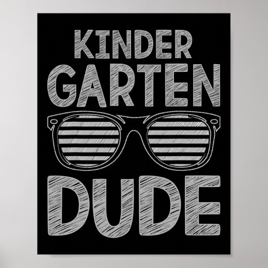 Poster Jardin d'enfants Mec Enseignants Étudiants Premier (Devant)