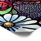 Poster Jardin des chats Tabby Orange (Coin)