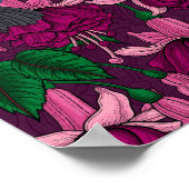 Poster Jardin des colibris (Coin)