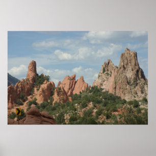 Poster Jardin des dieux Colorado Springs, Colorado