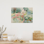 Poster Jardin des fleurs par Theodore Earl Butler (Cuisine)