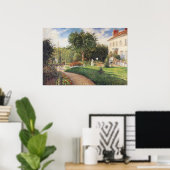 Poster Jardin des Mathurins à Pontoise par Pissarro (Bureau à domicile)