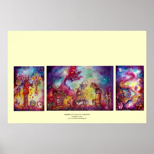 POSTER JARDIN DES OMBRES PERDUES (Devant)