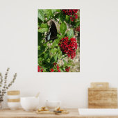 Poster Jardin des papillons (Cuisine)