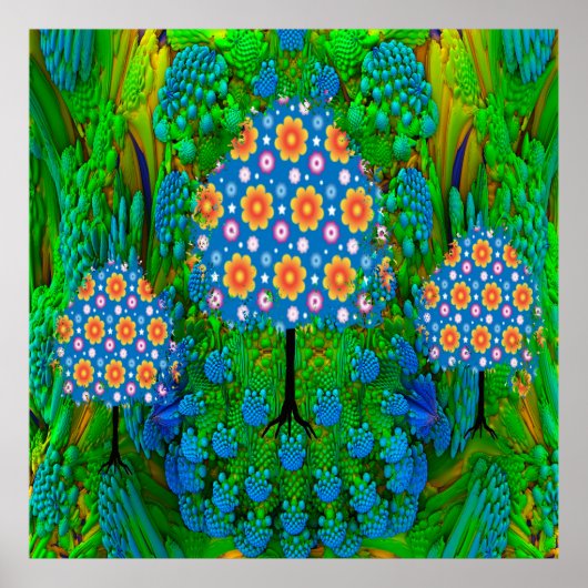 Poster Jardin d'été (Devant)