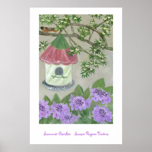 Poster Jardin d'été (Devant)