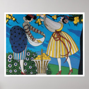 POSTER JARDIN D'ÉTÉ / CONCEPTEUR DE COSTUME MODE