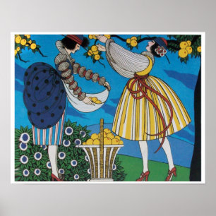 POSTER JARDIN D'ÉTÉ / CONCEPTEUR DE COSTUME MODE