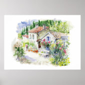 Poster Jardin d'été de printemps (Devant)