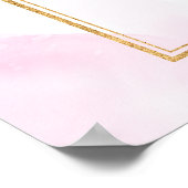 Poster Jardin d'été Floral Mariage (Coin)