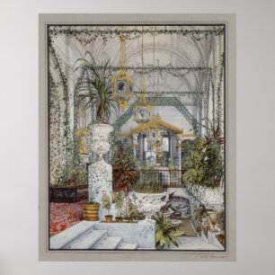Poster Jardin d'hiver de l'impératrice Alexandra Fyodorov