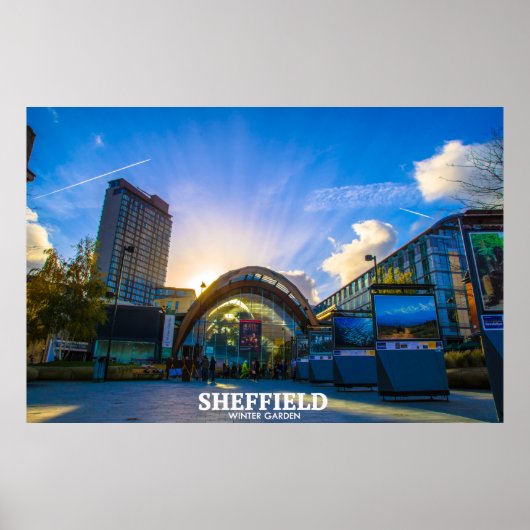 Poster Jardin d'hiver de Sheffield (Devant)