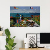 Poster Jardin du Monet à Sainte-Adresse (Bureau à domicile)