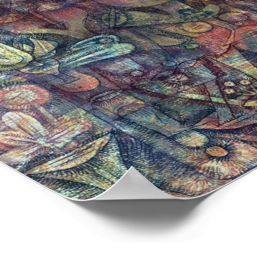 Poster Jardin étrange : Paul Klee 1923 (Coin)