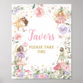 Poster Jardin Fairy Floral Symbole d'anniversaire Faveurs (Devant)