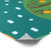 Poster Jardin, ferme, nature et campagne. illu vintage (Coin)