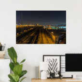 Poster Jardin ferroviaire de Los Angeles (Bureau à domicile)