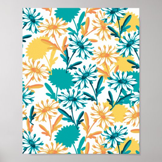 Poster Jardin Fleur Faisy Summer Daisy (Devant)
