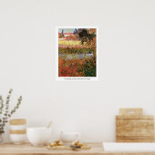 Poster Jardin fleuri, Vincent van Gogh. (Cuisine)
