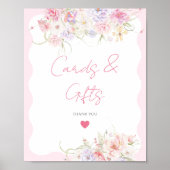 Poster Jardin Floral Fleur sauvage Cadeaux nuptiaux moder (Devant)