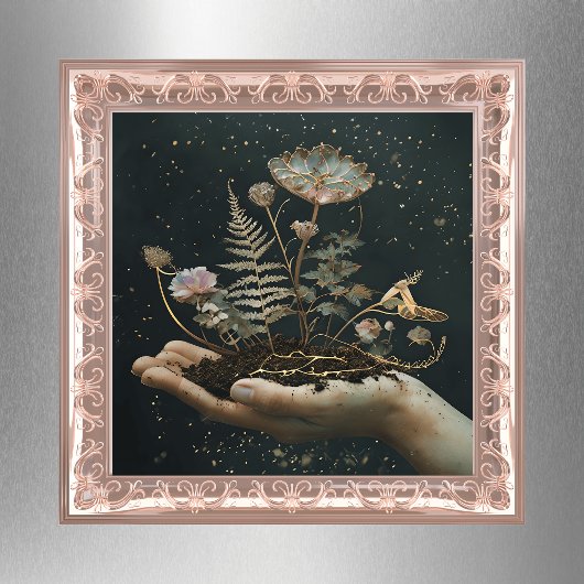 Poster Jardin florin à la main