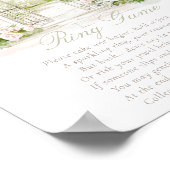 Poster Jardin Français Château Pastel Ring Game Bride (Coin)