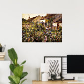 Poster Jardin français - une peinture d'Otto Stark (Bureau à domicile)