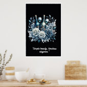 Poster "Jardin Gelé : Une Romance Vin Hiver" (Cuisine)