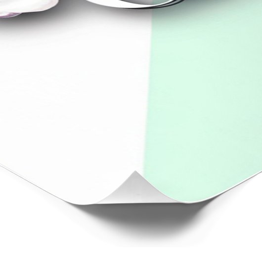 Poster Jardin gracieux à thème (Coin)