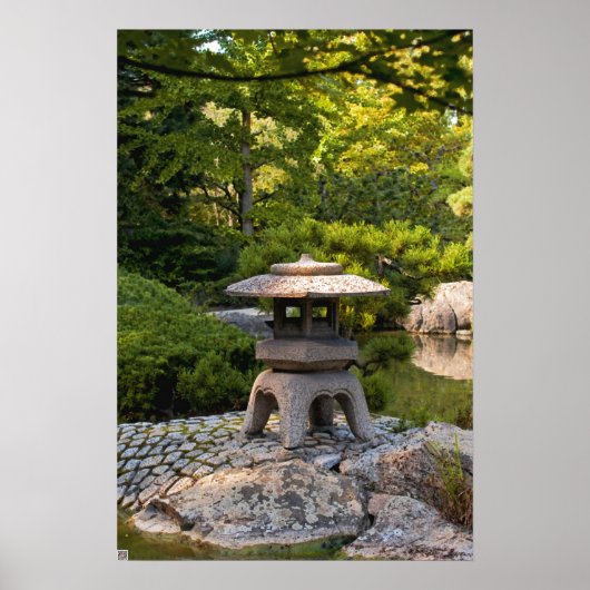 Poster Jardin japonais (Devant)