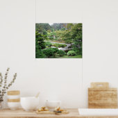 Poster Jardin japonais de thé (Cuisine)