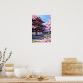 Poster Jardin japonais du Temple (Cuisine)