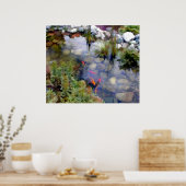 Poster Jardin japonais Koi Pond (Cuisine)