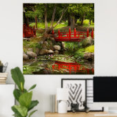 Poster Jardin japonais - Méditation (Bureau à domicile)