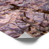 Poster Jardin Japonais Pagode Et Sakura À Osaka, Japon (Coin)