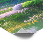 Poster Jardin japonais serein (Coin)